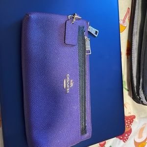 Coach purple wallet